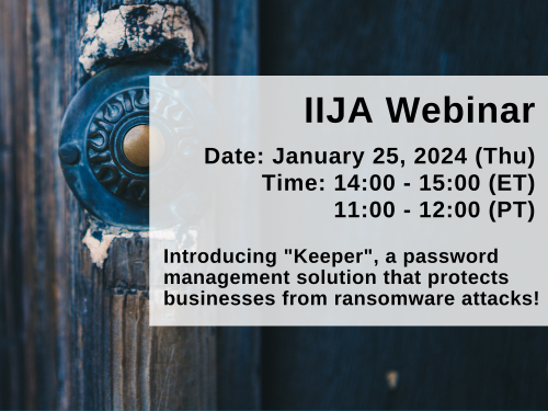 Introducing "Keeper", a password management solution that protects businesses from ransomware attacks!