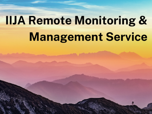 IIJA Remote Monitoring and Management Service
