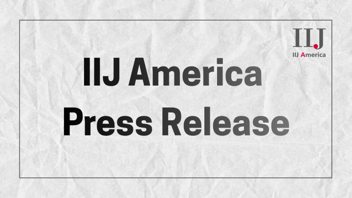 IIJ America Press Release