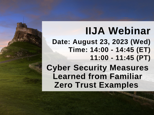 Cyber Security Measures Learned from Familiar Zero Trust Examples