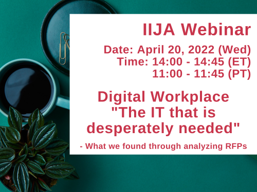 Digital Workplace "The IT that is desperately needed"